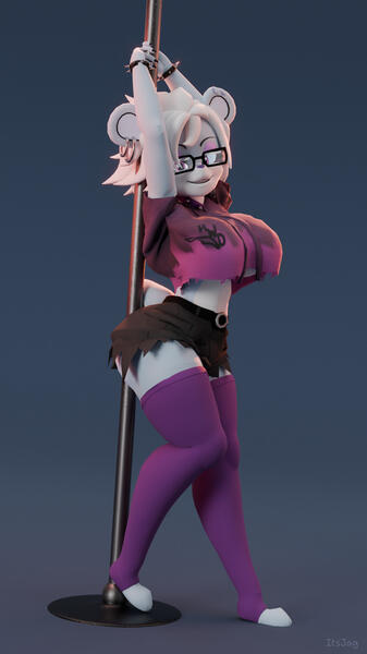 AnimeWolf's Pole Pose (2024)