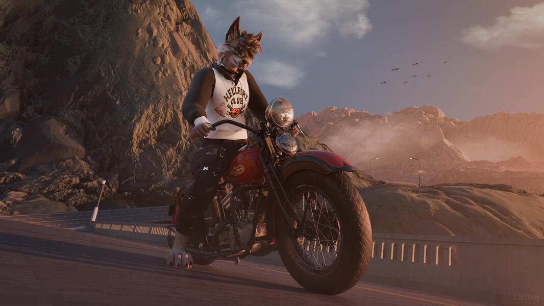 TheHound On His Bike (2024)